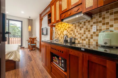 Double Room with Balcony — Evelyn Indochine Chic in Central Hanoi